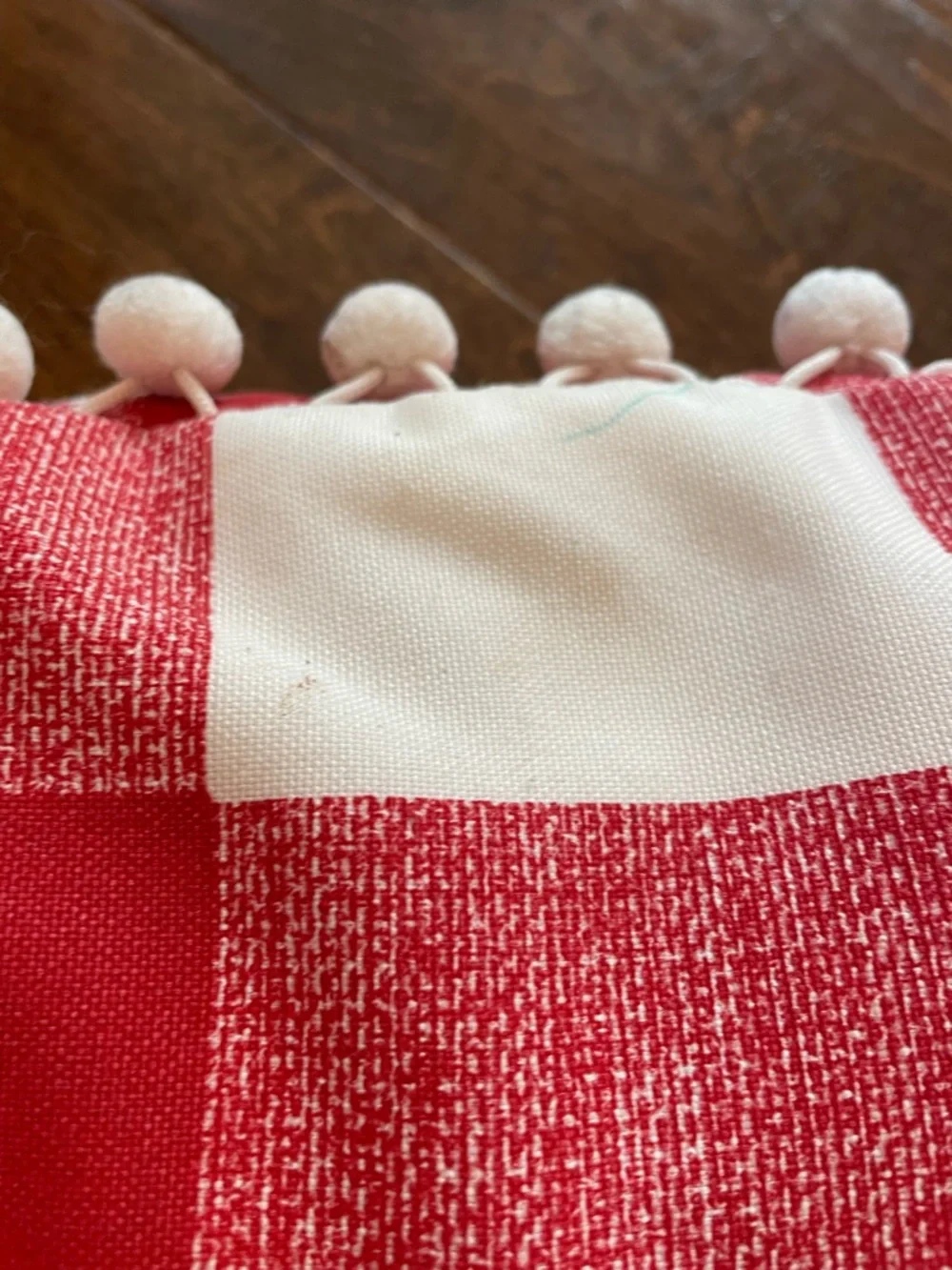 Custom made ‘Samuel’ monogrammed Christmas pillow